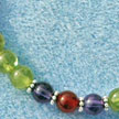 Peridot Amethyst Carnelian Gemstone Bracelet