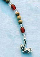 Leo Picture Jasper & Carnelian Gemstone String