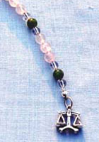 Libra Rose Quartz & Aventurine Gemstone String