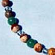 Picture Jasper & Aventurine Gemstone Necklace N007