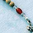 Picture Jasper & Carnelian Gemstone String S001B